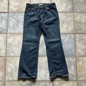 Y2K/2000s Levi’s dark wash low rise bootcut 545 jeans